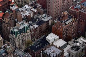 nova york manhattan arranha-céus telhados e torre de água foto