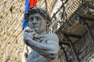 florença estátua da praça della signoria foto