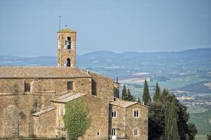 paisagem das colinas da toscana foto