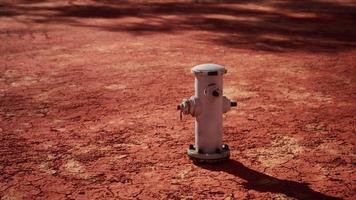 velho hidrante enferrujado no deserto foto