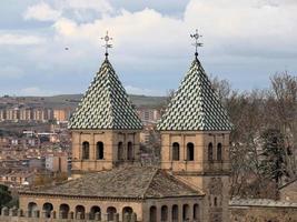 toledo vista aérea da cidade velha medieval, espanha foto