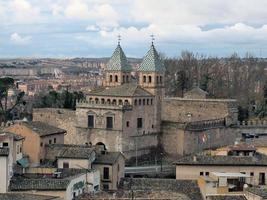 toledo vista aérea da cidade velha medieval, espanha foto