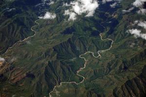 vista aérea de baja california sur sierra foto