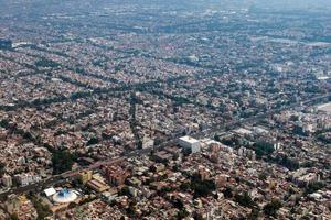 cidade do méxico vista aérea paisagem urbana panorama foto