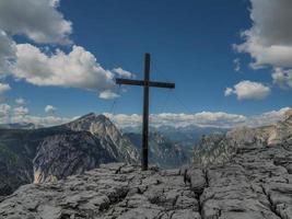 monte piana dolomitas montanhas primeira guerra mundial caminhos trincheira trincheira foto