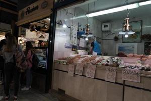 murcia, espanha - 25 de março de 2019 - o mercado de san agustin foto