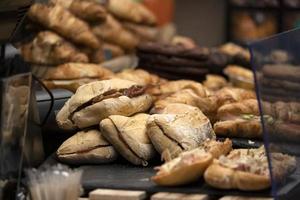 panini de presunto no mercado de san agustin na espanha murcia foto