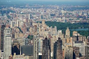 panorama aéreo da cidade de Nova York foto