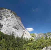 el capitan vista ensolarada parque de yosemite foto