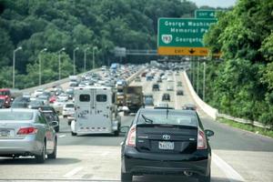 Washington, EUA junho, 22 2015 rodovia congestionada foto
