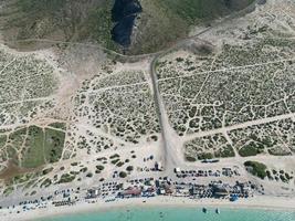 tecolote playa beach baja california panorama aéreo foto