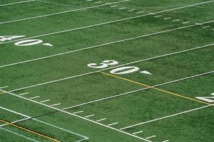 detalhe do campo de lacrosse de futebol americano foto