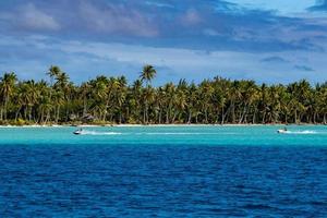 jet ski na Polinésia Francesa Coconut Beach Crystal Water foto