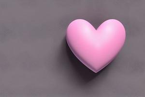 fundo de forma de coração de amor rosa foto