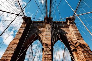 ponte de brooklyn em nova york foto