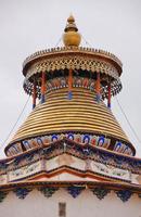 decoração de gyantse kumbum no mosteiro palco, tibete foto