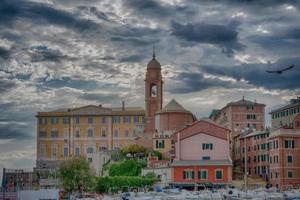 genova nervi aldeia histórica distrito casas foto