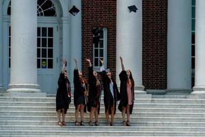 baltimore, eua - 21 de maio de 2018 - dia da formatura na universidade john hopkins foto