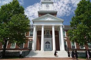 baltimore, eua - 21 de maio de 2018 - dia da formatura na universidade john hopkins foto