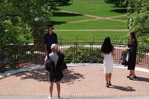 baltimore, eua - 21 de maio de 2018 - dia da formatura na universidade john hopkins foto