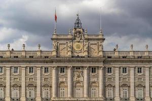 panorama do palácio real de madri foto