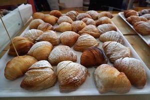 massa de sobremesa italiana sfogliatella foto