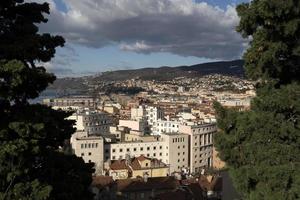 Triest Itália San giusto castelo panorama completo foto