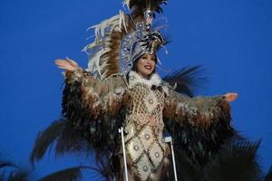 la paz, méxico - 22 de fevereiro de 2020 - carnaval tradicional da baja california foto