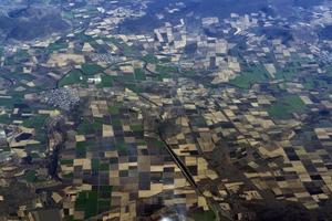méxico guadalajara campos e vulcões vista aérea panorama paisagem foto