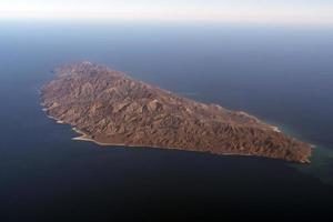 cerralvo cousteau ilha baja califórnia sur aérea foto