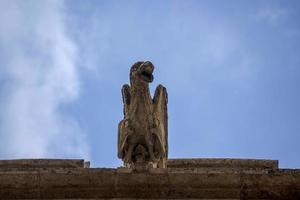 valencia mercado de troca de seda edifício lonja de la seda gárgulas foto