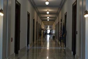 washington dc, eua - 29 de abril de 2019 - interior do russel senate bulding foto