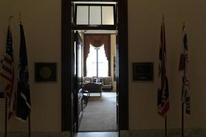 washington dc, eua - 29 de abril de 2019 - interior do russel senate bulding - sala do senador foto