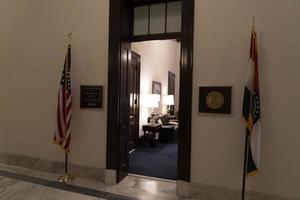 washington dc, eua - 29 de abril de 2019 - interior do russel senate bulding - sala do senador foto