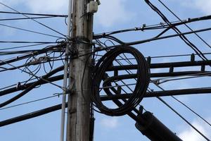 cabos elétricos em casas antigas de maryland foto