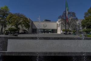 cidade do méxico, méxico - 31 de janeiro de 2019 - museu de antropologia da cidade do méxico foto