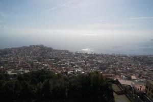 panorama de vista aérea de nápoles foto