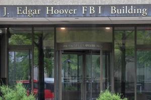 washington dc, eua - 16 de maio de 2018 - edgar hoover fbi building foto