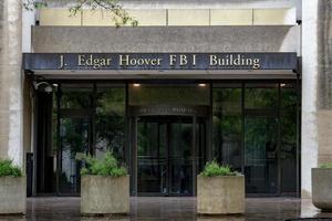 washington dc, eua - 16 de maio de 2018 - edgar hoover fbi building foto