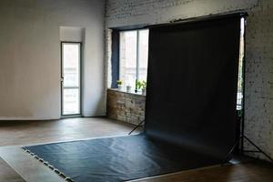 estúdio fotográfico moderno com equipamento profissional foto