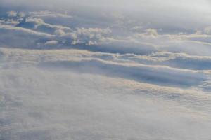 vista do céu nublado foto