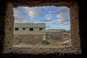 vista de um local abandonado foto