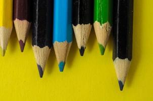 lápis de cor close-up
