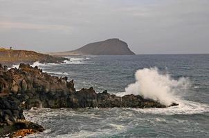 vista panorâmica da costa foto