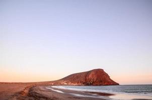 vista panorâmica da praia foto