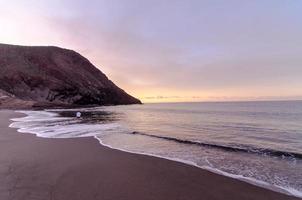 vista panorâmica da praia foto