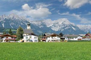 vila de soell, tirol, áustria foto