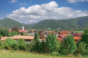 vila popular de reit im winkl em chiemgau, alta baviera, alemanha foto