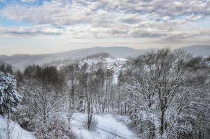 vila de sankt andreasberg, montanhas harz, alemanha foto