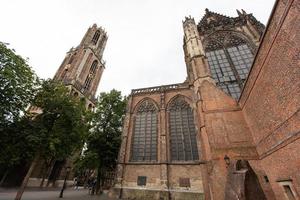 st. a catedral de martin, utrecht, ou igreja dom, é uma igreja gótica dedicada a saint martin of tours foto